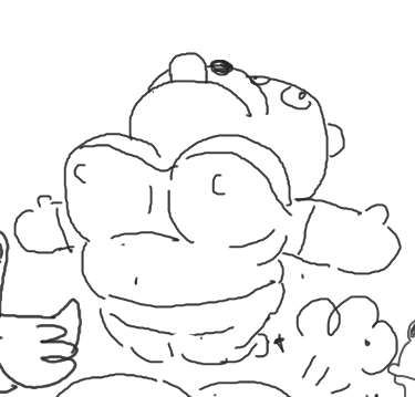 started 2024 with some furry jamboard art