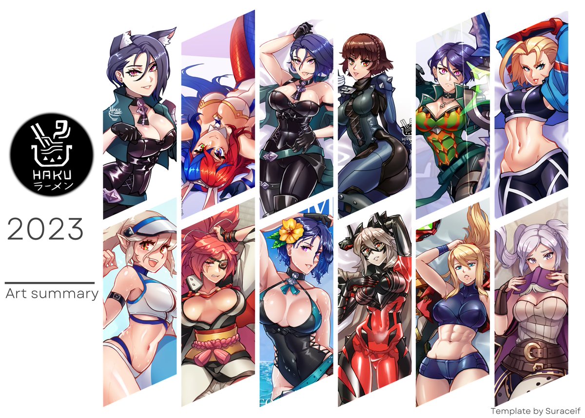 ルフレ♀ 「Last art summary for this year.  I drew 」|Haku🍜のイラスト