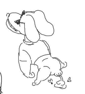 started 2024 with some furry jamboard art