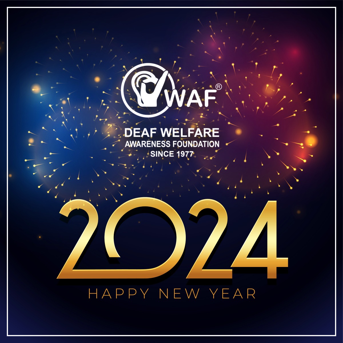 DWAF786's tweet photo. Happy New Year from Deaf Welfare Awareness Foundation!Let's make 2023 a year of unity, understanding, and inclusion.  Cheers to breaking barriers and creating a world where every voice is heard!  #HappyNewYear #InclusionMatters #DeafAwareness 🌟💖 https://t.co/27PCQdAYOA