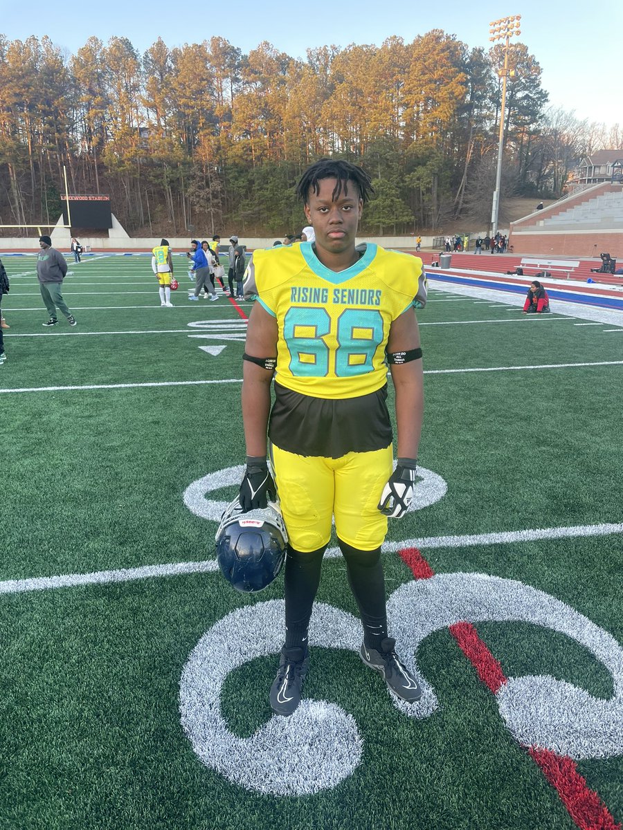 Coach Jordan Harris (@bigskippin_75) on Twitter photo Coaches, Meet Terrion McCullough <a href="/59__pancakezz/">Terrion McCullough</a>. A underrated Lineman from Redan High School. Stands 6’6 250 with a 3.1 GPA, kid played good yesterday in the <a href="/MCARisingSenior/">MCAofGA Rising Seniors Game</a> game. Played both G/T. Kid definitely needs the exposure. Don’t😴on this kid.
<a href="/WillMorrison18/">Will Morrison</a> Coaches, Meet Terrion McCullough <a href="/59__pancakezz/">Terrion McCullough</a>. A underrated Lineman from Redan High School. Stands 6’6 250 with a 3.1 GPA, kid played good yesterday in the <a href="/MCARisingSenior/">MCAofGA Rising Seniors Game</a> game. Played both G/T. Kid definitely needs the exposure. Don’t😴on this kid.
<a href="/WillMorrison18/">Will Morrison</a>