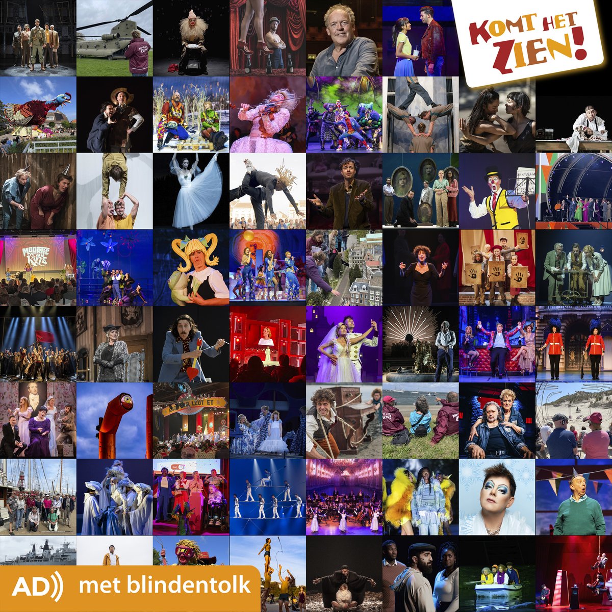 komthetzien's tweet image. Vaarwel 2023, je was een geweldig audiodescriptie jaar!

Komt het Zien was bij een recordaantal van in totaal 107 uitvoeringen van 65 verschillende voorstellingen en evenementen op 62 locaties.

Tot in 2024! Ons jubileumjaar: 10 jaar Komt het Zien!

#audiodescriptie #blindentolk