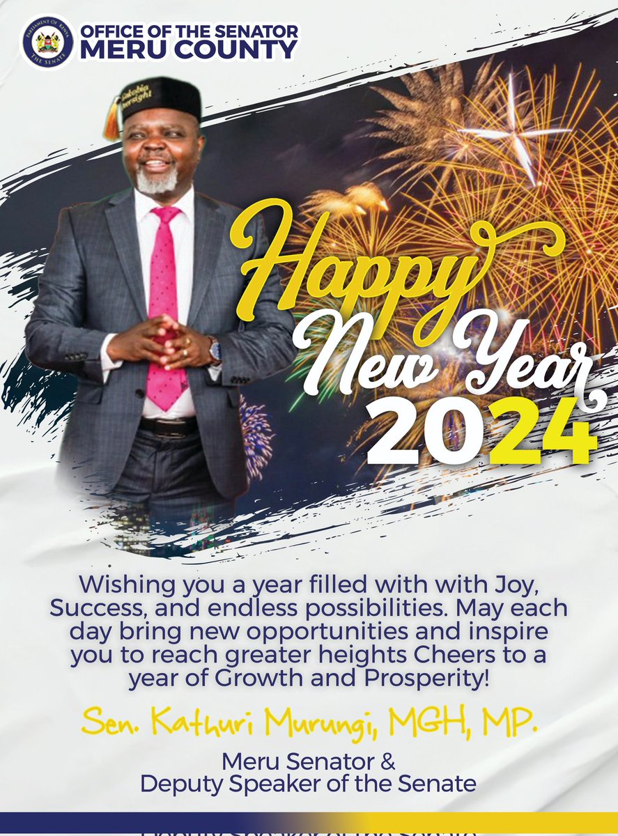 Happy New Year 2024 watu wangu! 
Baraka Tele! 🙏🏽💯🥳