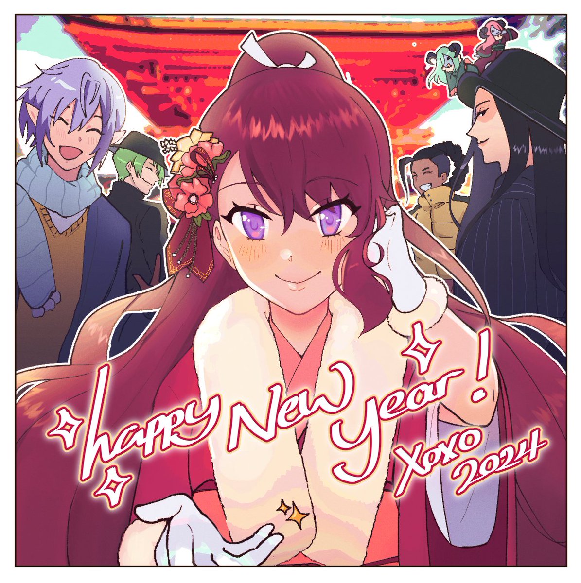 hoshino_laplace's tweet photo. 🎆HAPPY NEW YEAR !!!🎆

🥳✨2024✨🥳

Let's go enjoy the first day of the new year together ! All my mains said they prayed for me to become a better fighting game player, whatever they meant by that🙄

#Vtuber #HappyNewYear https://t.co/XT7CTc0IyK