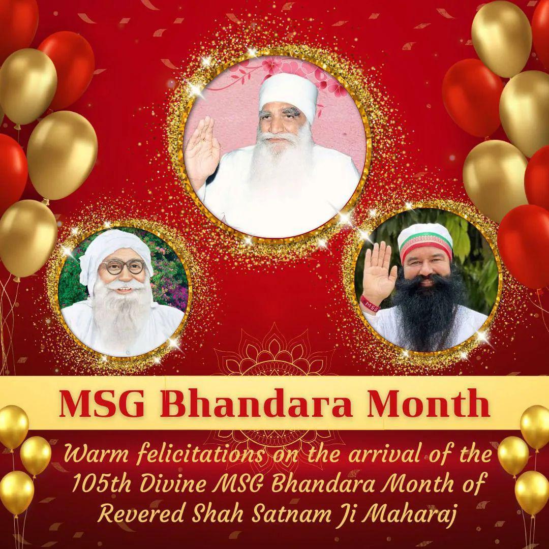amolpreet7's tweet photo. Wish everyone lots of happiness on the birth month of Shah Satnam ji Maharaj
#MSGBhandaraMonth https://t.co/Mf6gkeehMr