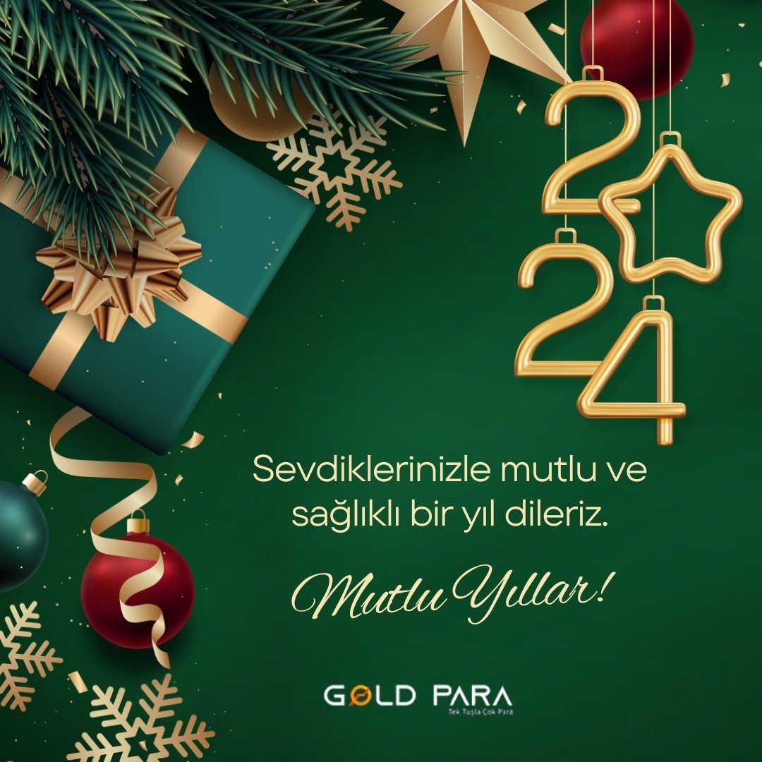 Değerli izleyiciler 2024 yılını; sevenleriniz ve sevdiklerinizle sağlıklı, mutlu, başarılı ve bol kazançlı geçirmenizi dilerim.