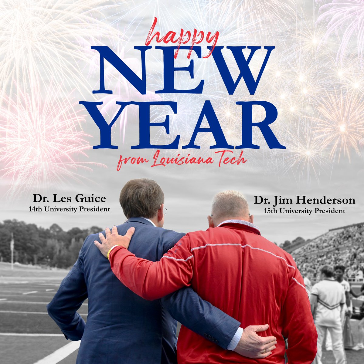 The next era starts now.

Happy New Year from Louisiana Tech!

🎆 #EverLoyalBe 🎆