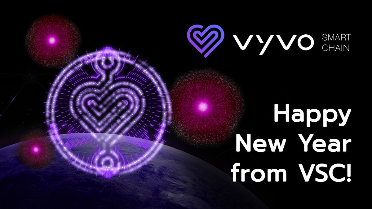 VyvoSmartChain's tweet photo. ๐๐ Happy New Year from #VyvoSmartChain! ๐
As we step into 2024, let's unlock new possibilities in the world of web3 and blockchain. ๐๐ก
Wishing you joy, growth, and shared success with our amazing community. โค๏ธ๐ค
#HeartbeatRevolution #MakeDataPay https://t.co/lE23gdcxch