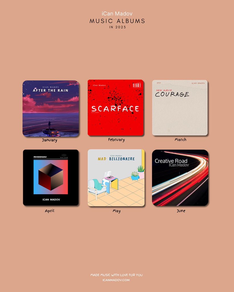 icanmadov's tweet photo. Looking back on 2023... what was your favorite album? πβ€οΈπ΅πΈπ»
You can listen this albums here:
https://t.co/TblnMsPqSo
#iCanMadov #Music #byiCanMadov #Musician #World #DedicatedToWorld https://t.co/msEUJRPDC4