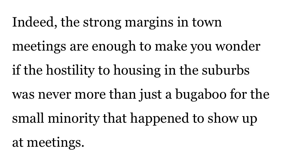 This is an important lesson for elected officials who are hesitant to express support for zoning reforms: The people who call your office every day to complain about parking and shadows are not only unrepresentative of the majority but in fact deeply so.