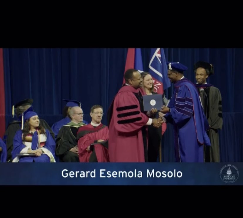 MosoloGerard's tweet photo. 2023 s’achève avec un diplôme de Master of Laws à #AmericanUniverity @AUWCL. Merci à Dieu et à tous ceux qui m’ont soutenu🙏🏽. J’embrasse l’avenir, et particulièrement la nouvelle année 2024, avec bravoure et résilience. 

Bonne Année 2024 à TOUS 🎆🎊 https://t.co/caEWzeQys5
