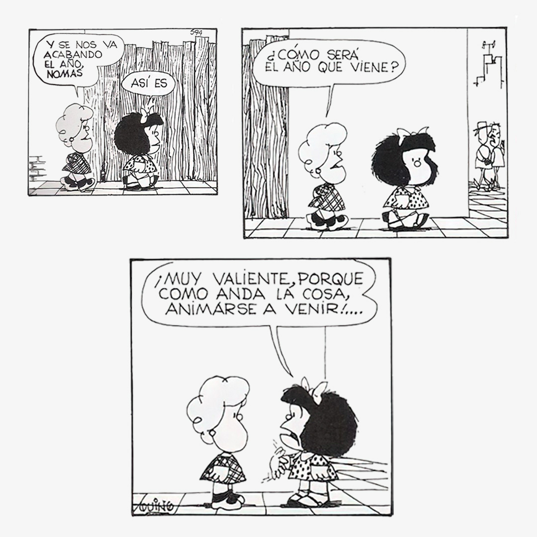 Al gran Quino, ¡salud!  
Y al pueblo argentino, también.