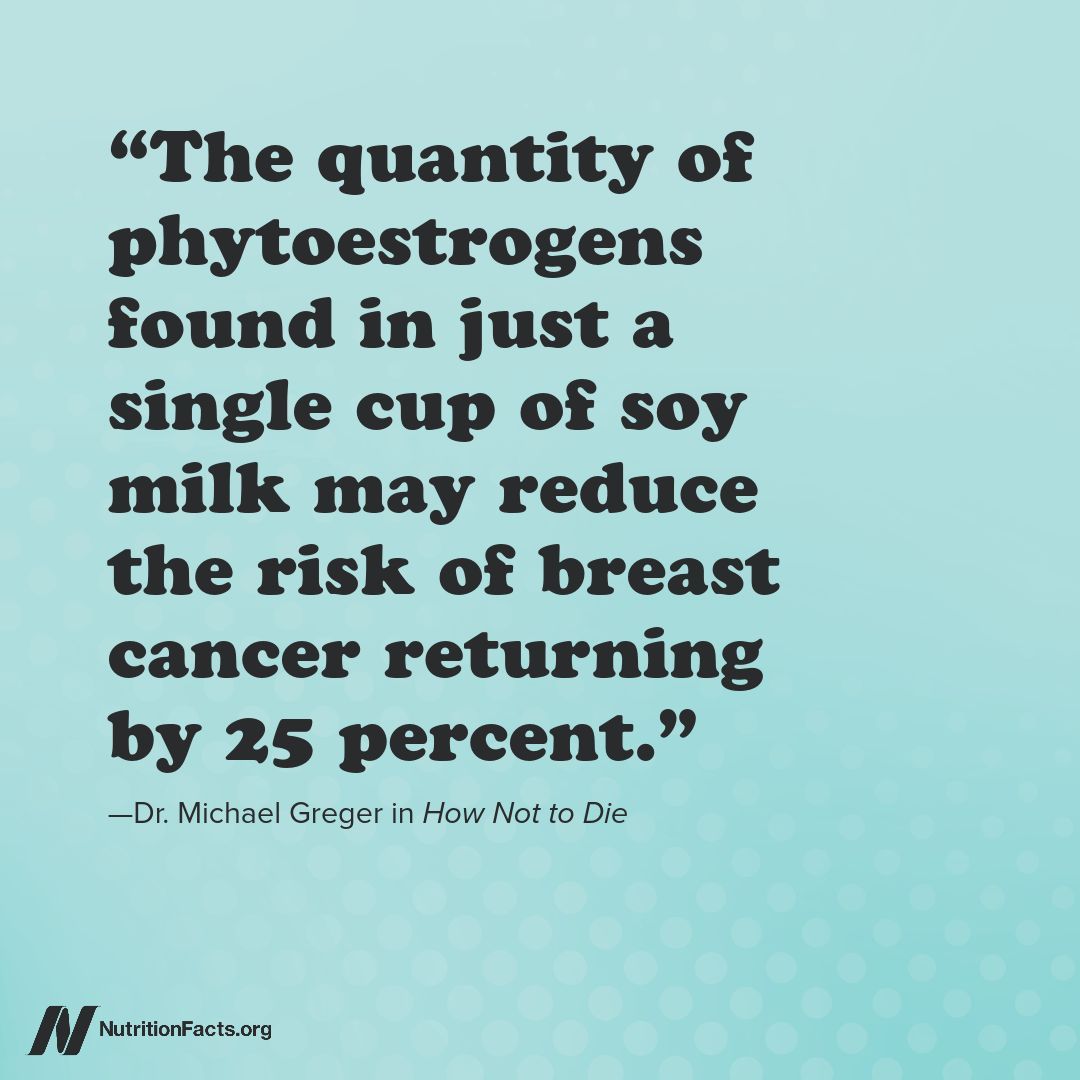 Where did this outdated notion that soy could increase breast cancer risk come from? Watch the video "Is Soy Healthy for Breast Cancer Survivors?" at bit.ly/2RV6ipr to find out.
