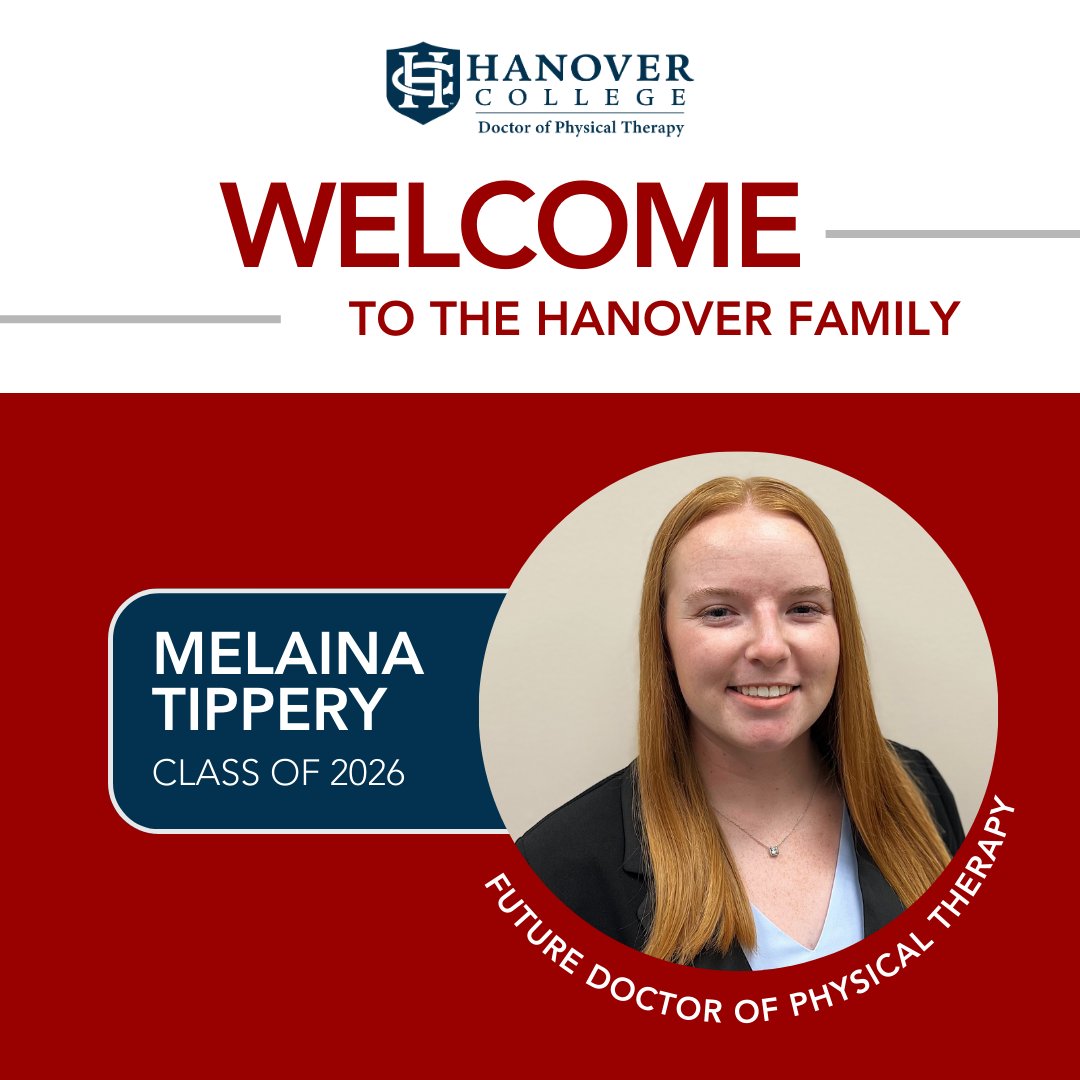 Welcome, Melaina, to the Hanover DPT Class of 2026! Melaina chose Hanover for its flexibility and because it's already been her home for the last few years. 🏡✨ We're excited to have her in our Hanover DPT family.