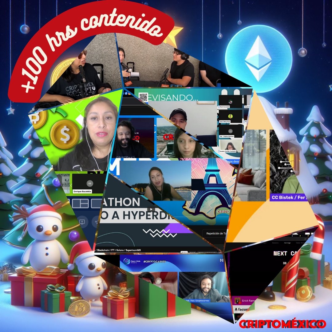 CriptoMéxico: HUB Hispano Blockchain / Educación tweet media