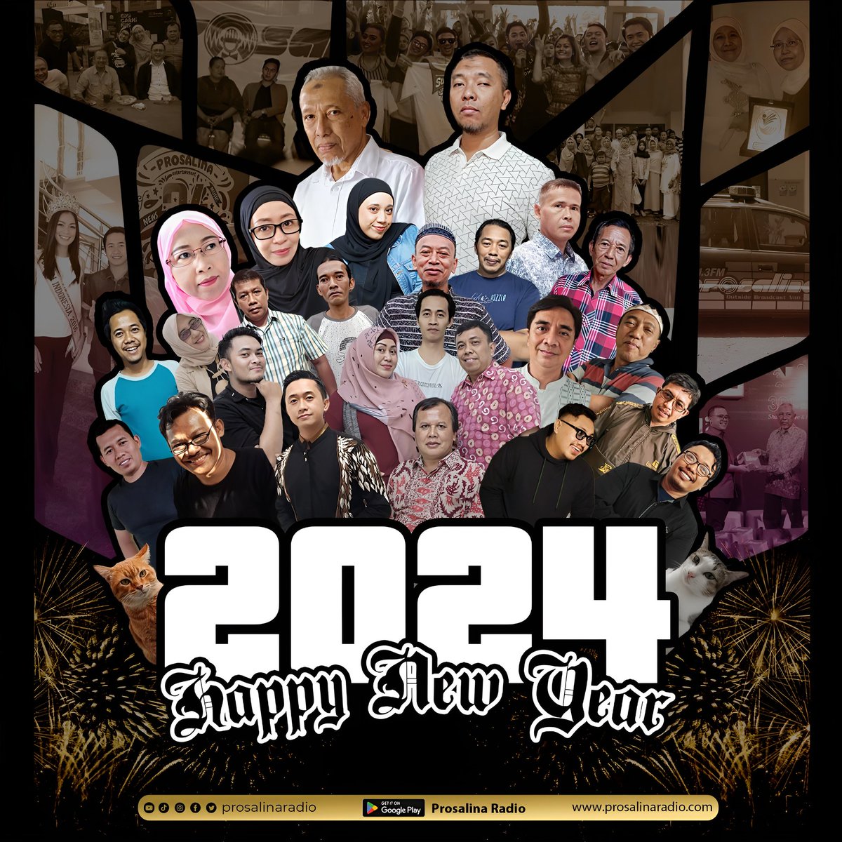 Selamat Tahun Baru. Terus dengerin Prosalina ya...