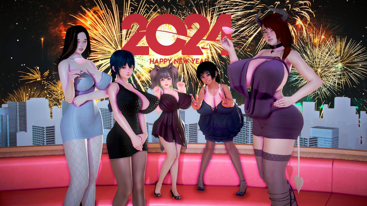 Happy New Year, I always wish you the best, but tonight even more so! May you fulfill all your dreams this new year.

#3DCG #NSFW  #honeyselect #hentaicommunity #hentai #nsfwtwt #pixiv #HappyNewYear