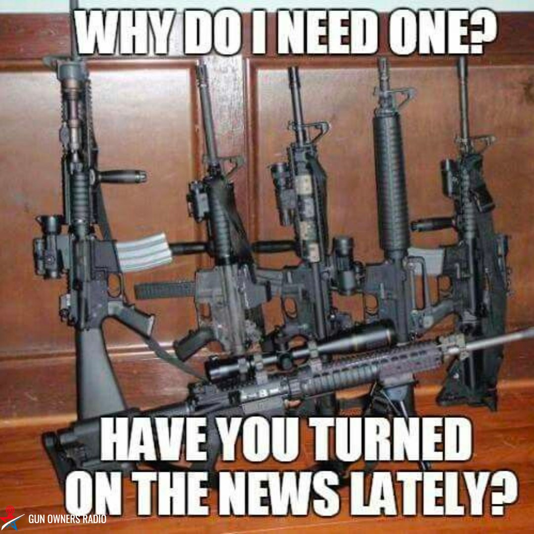 GunOwnersRadio's tweet image. Don't need to turn on the news to answer this question.

#2ndAmendment #gunrights #safety #gunsafety #firearms #california