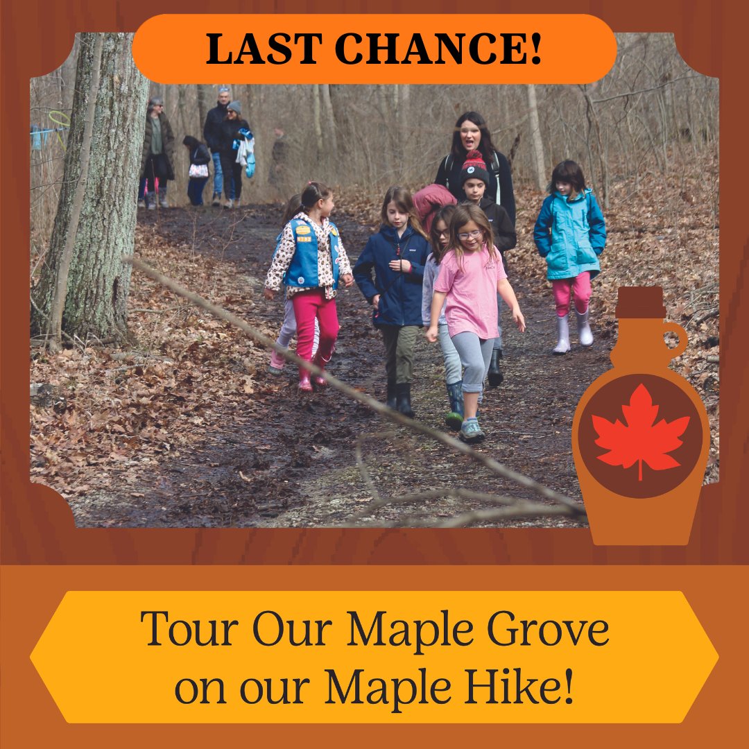 GirlScoutsOH's tweet photo. TODAY is your LAST CHANCE to register for our Maple Hike on Jan 6!
Go on an exclusive stroll through our sugarbush trail and learn about the science and engineering behind maple syrup making.
Register: https://t.co/dn3sGrecw7
#MakingMapleSyrup
#TreeTappersFestival https://t.co/7vbrPObMKt