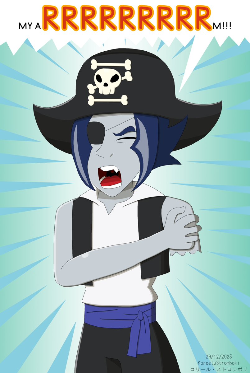 Koreelu's tweet image. Pirate Zetto 🏴‍☠️

Inspired by me watching TOME Episode 00: /FILE:ZERO by Chris Niosi (youtu.be/ozgf4_cY54I?si…) when it was new 8 years ago.

Happy birthday Chris. 🥳

@Kirbopher 

#KoreelusArt #TerrainofMagicalExpertise #Zetto #ArtistOnX #artistontwt #artwork #TOME #pirate #fanart