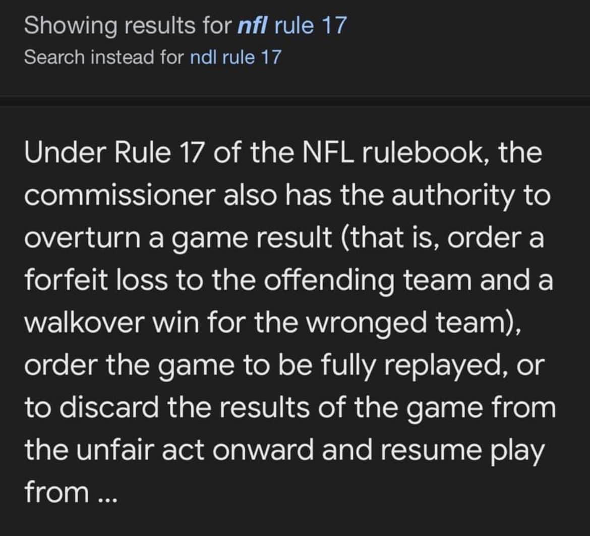 Do the right thing <a href="/NFL/">NFL</a> and <a href="/nflcommish/">Roger Goodell</a>    This was absolutely unacceptable. Some issues have been more subtle. This has been point blank wrong.  Fix it. <a href="/Lions/">Detroit Lions</a>   How much money do the <a href="/dallascowboys/">Dallas Cowboys</a> have?? How many refs or commissioners do they own?