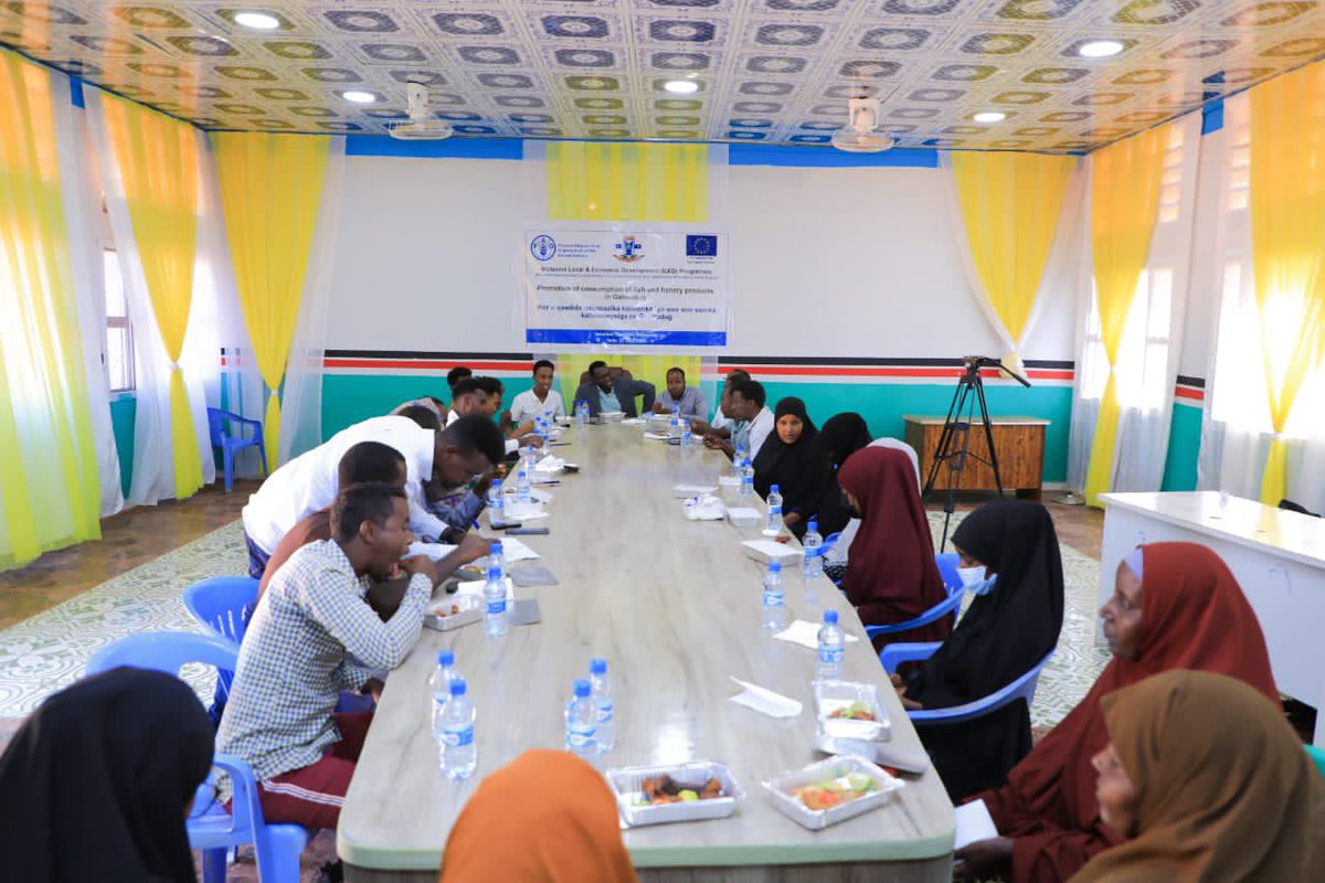 <a href="/mfmrgm/">Ministry of Fisheries and Marine Resources of GMS</a> spearheaded a successful fishery products consumption campaign in Guriceel district. DG <a href="/Rashidmabdi/">Abdirashid M. Abdi</a> kicked off the event with the district administration. Noteworthy efforts under the RAAISE project, part of the ILED Program funded by EU through <a href="/FAOSomalia/">FAO in Somalia</a>.