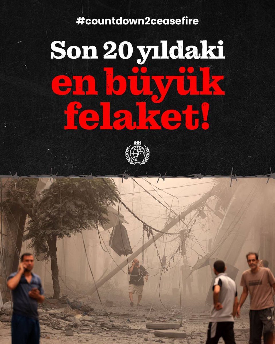 Son 20 yıldaki en büyük felaket! #countdown2ceasefire