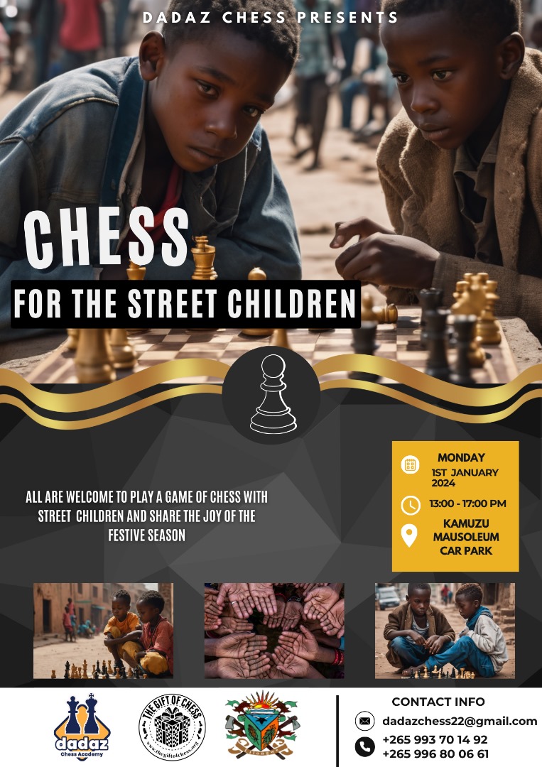 dadazchess's tweet photo. As the year begins tomorow,a new project to introduce Chess to street children in Lilongwe  begins as a way of keeping them off the streets and unlock their potential..The project will be implemented by  collaborating with the Lilongwe City Council whose leadership and   His worship the Mayor  are open and supportive to such projects of impact in the city .Jon  @Susan_GOC  in the streets of Lilongwe city center near the Kamuzu mausoleum as she shares the joy of the new year and new beginning for street kids as they get introduced to Chess . Wishing you all a happy new year and thank you for supporting our efforts .