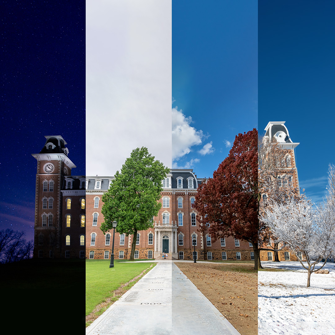 UArkansas's tweet photo. So long 2023, it's been great! Hello 2024! 🐗🍾 #NYE https://t.co/Xwy6JwjncJ