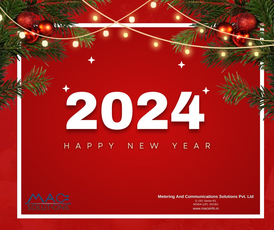 MacsinfoIn's tweet image. Happy New Year from all of us at MAC Solutions ! 
May this year bring prosperity, success, and boundless opportunities for growth. 
Thank you for being a part of our journey, and we look forward to achieving great things together in the coming year!🎉🎉
#HappyNewYear2024