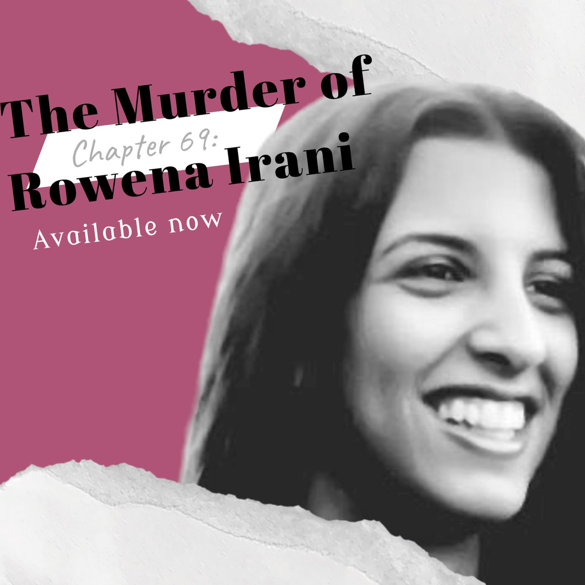 Bkofthedeadpod's tweet photo. 22 year old Rowena Irani had her whole life ahead of her until a scorned man took that all away. 

Listen to Rowena’s story wherever you get you #truecrime #podcasts

https://t.co/KR35EFQbzJ https://t.co/eEwKUKzNcF