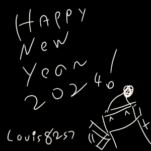 LouisP8257's tweet photo. I wish you a Happy New Year! I'm back at making something for each year🍾
I never casually draw but I think this is my good resolution for next year✏️
I thank everyone who saw my posts, I'm very happy that everything I do still attract your attention.
Now, enjoy 2024! https://t.co/ntdVPjl7zE