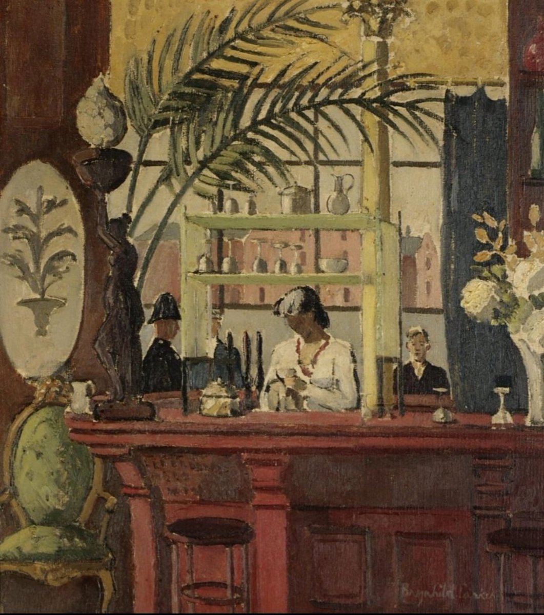 My last post of 2023 is 'The Bar.' (1932) by Margaret Brynhild Parker. My sincere thanks to everyone who reads, muses, and comments on these pages. I very much appreciate the support and, dare I say, the occasional brickbat. My especial thanks to @paulg who regularly references…