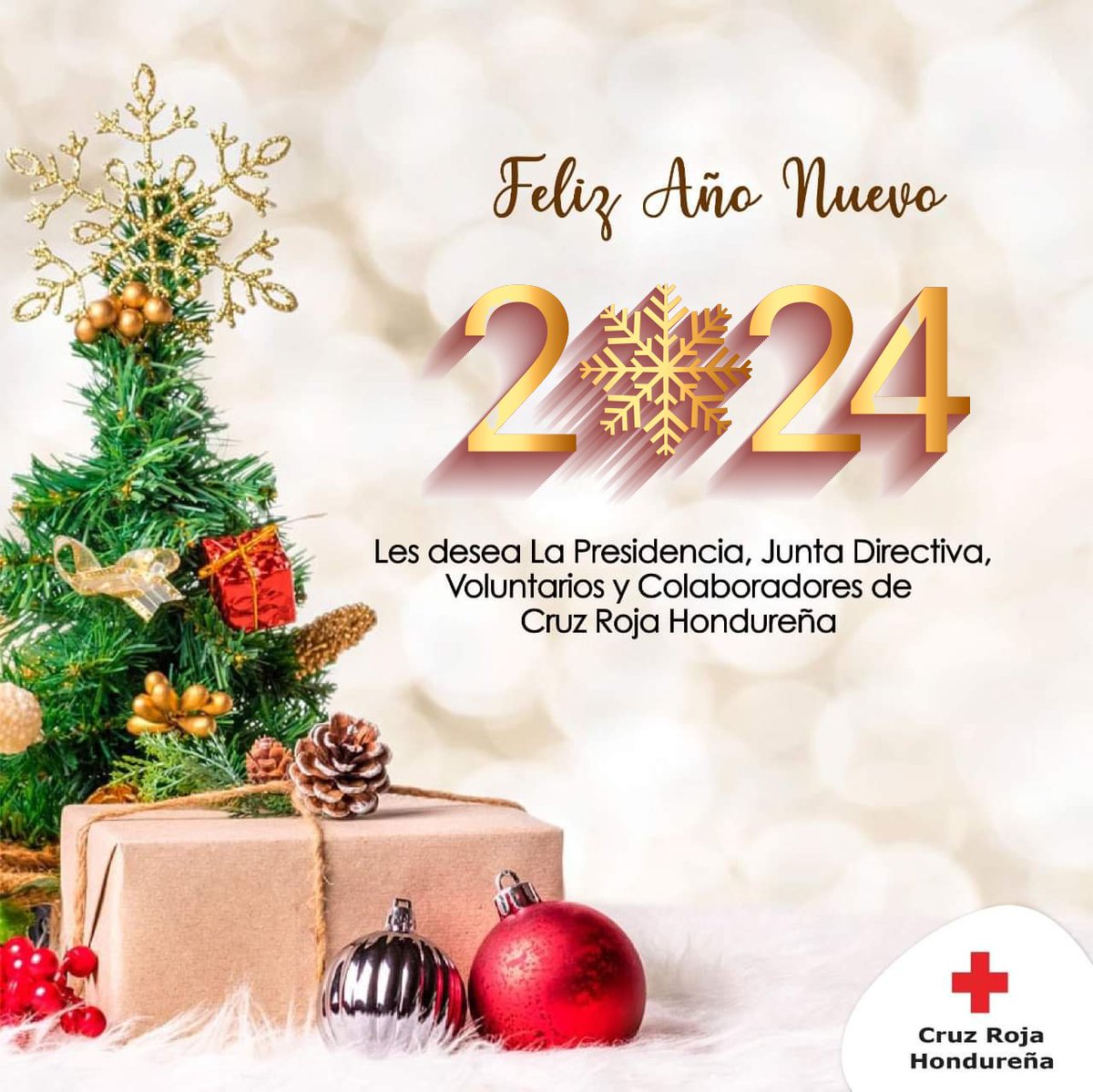 cruzrojahon's tweet image. 🌲Feliz Año Nuevo❤️
Que este 2024 este lleno de nuevos retos y metas que puedas cumplir.
#EnCruzRoja #Somos+ #2024newyear