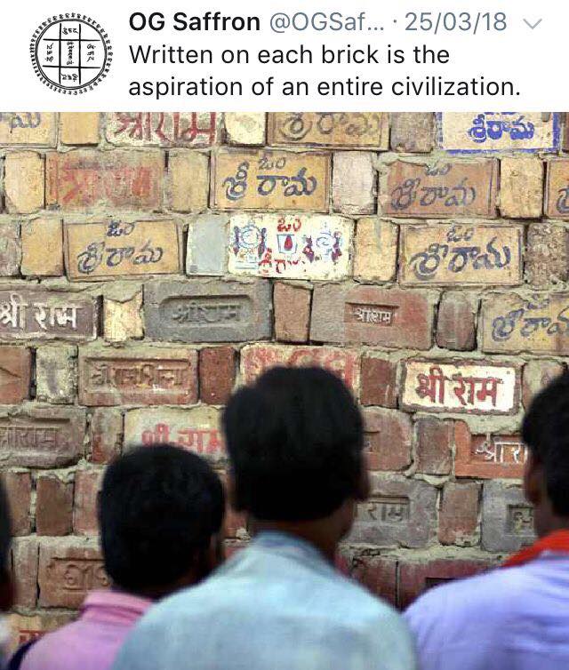 abhifour's tweet photo. On this occasion of new year and one of biggest one in contemporary times where Ram Mandir is reclaimed on the same land as it was 500 years ago, I remember #OGSaffron who instilled optimism in gloomy and dark times. https://t.co/jFiNrpBMm1
