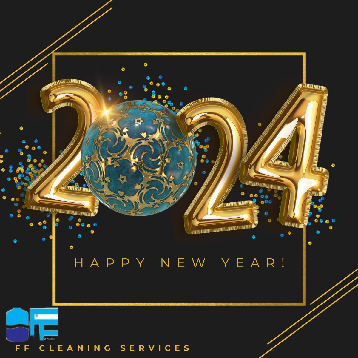 Let's wash away the old and shine in the new! ✨Wishing you all a 2024 sparkling with clean water, 💦happy homes, and bright blessings.  #HappyNewYear #WaterTankCleaning #Accra #FFCleaningServices