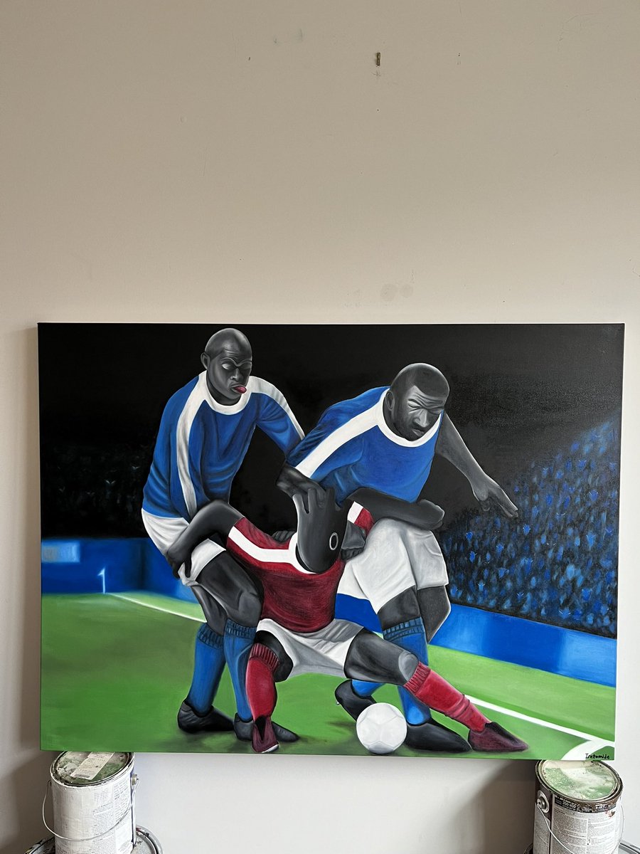 “Stand your ground”
48" x 36" 
oil on canvas