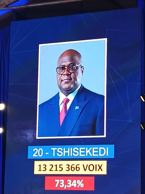 BenardMukisa1's tweet image. Congratulations to HE Tshisekedi for the landslide win 
#DRCElection