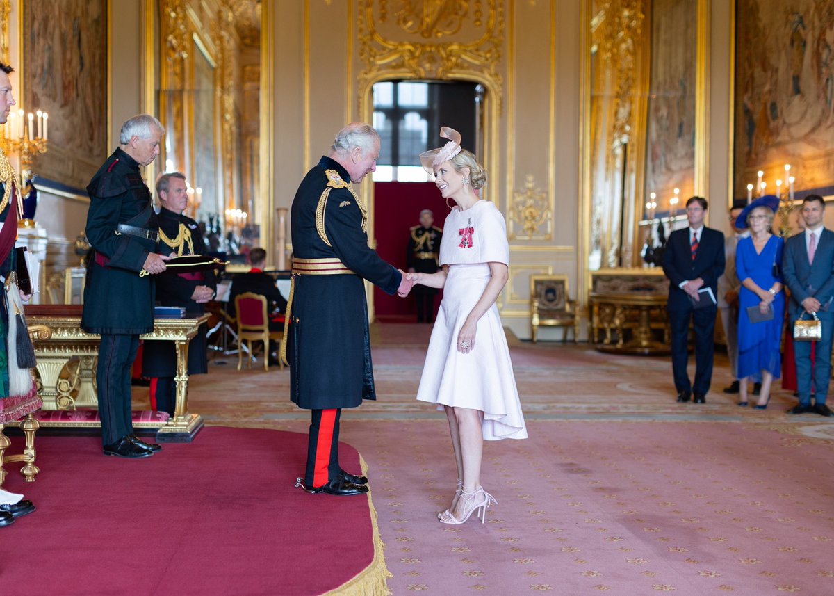 RachelRileyRR's tweet photo. When I reflect on the last year, a personal highlight for me was going to Windsor Castle in July to receive my MBE from the King, for Services to Holocaust Education.

I know I’ve done far more to earn it for fighting anti-Jewish hate in general, than specifically for Holocaust education, and even though learning about this darkest chapter of history has been my motivation for speaking out, I thought ‘Holocaust Education’ was maybe a more palatable or sanitised way of describing the fight, and not exactly one and the same.

But how I view it all now has completely changed since October 7th. Holocaust education feels present and urgent at a time where people in the West have openly been celebrating, as well as denying, the biggest loss of Jewish life since the Holocaust, complete with rape, torture, kidnappings, and medieval, sadistic brutality against men, women, children, Holocaust survivors, foreign workers, Israeli Arabs, and anyone else who was unlucky enough to have been in the vicinity of Hamas during their attacks. As a result, incidents of anti-Jewish hate are surging around the world and of course this New Year’s Eve feels somber.

Fighting antisemitism has never been easy, but unless we are prepared to roll over and accept these crimes, repeated in Israel and around the world as Hamas and their supporters have vowed to do, then fight it we must.

I hope, as every decent person does, for the remaining 139 hostages in Gaza to return home to their families, and for an end to the violence in Gaza and the region as soon as possible that allows for stable and safe home for everyone there to be able to live in peace. This should be obvious, but to some it clearly isn’t and so must be said.

I’m grateful to be in the relative safety of Britain as we close this year, here’s to a miracle for 2024, and thank you to the silent majority who wants all of this too. ♥️