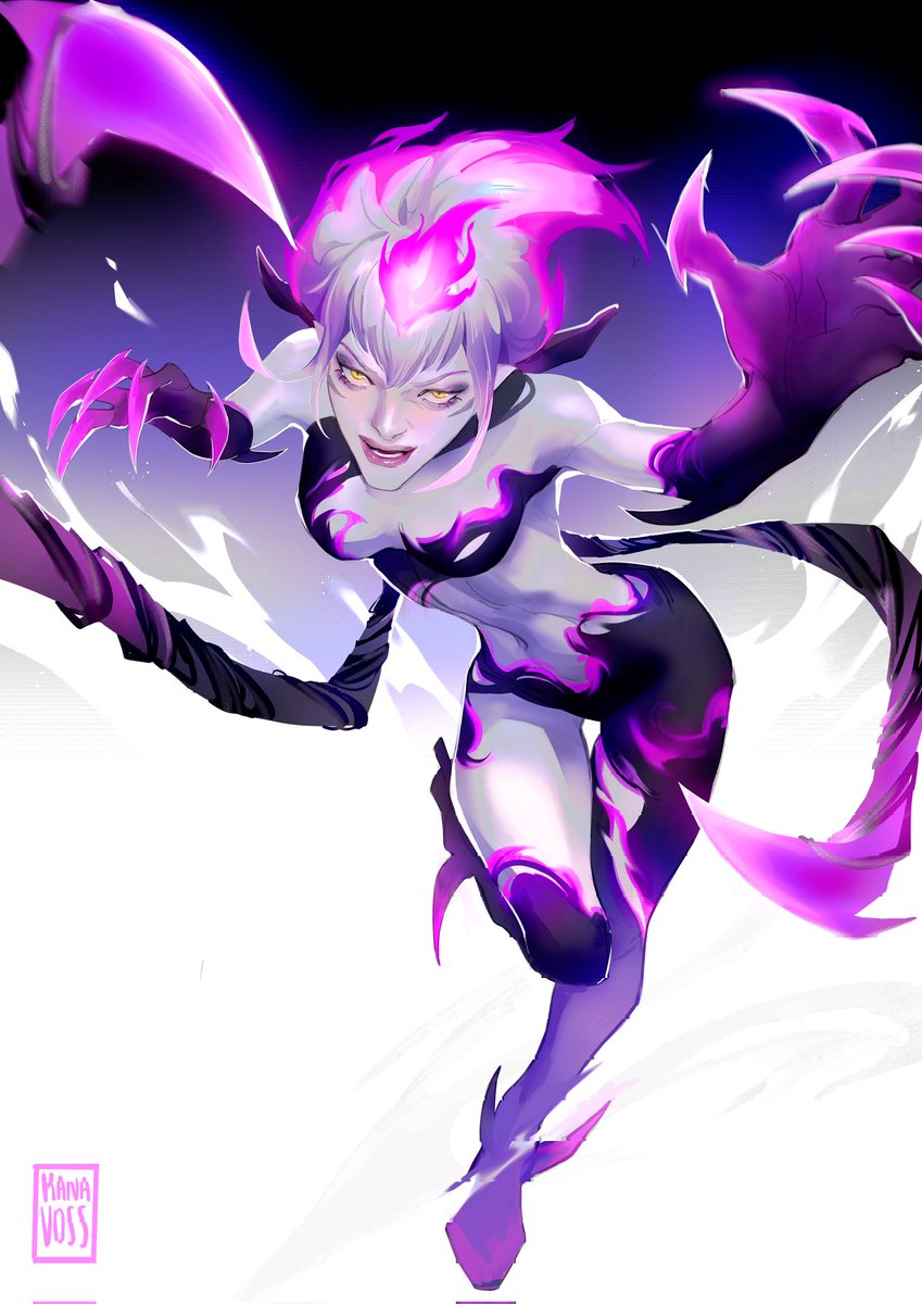 Evelynn commission for <a href="/Dragonbobo/">Dragonbobo</a> 💜
 thank you for your trust!
.
And with that 2023 is over ｡⁠*ﾟ⁠+
#evelynn #leagueoflegends #commissionart #digitalart #lolfanart