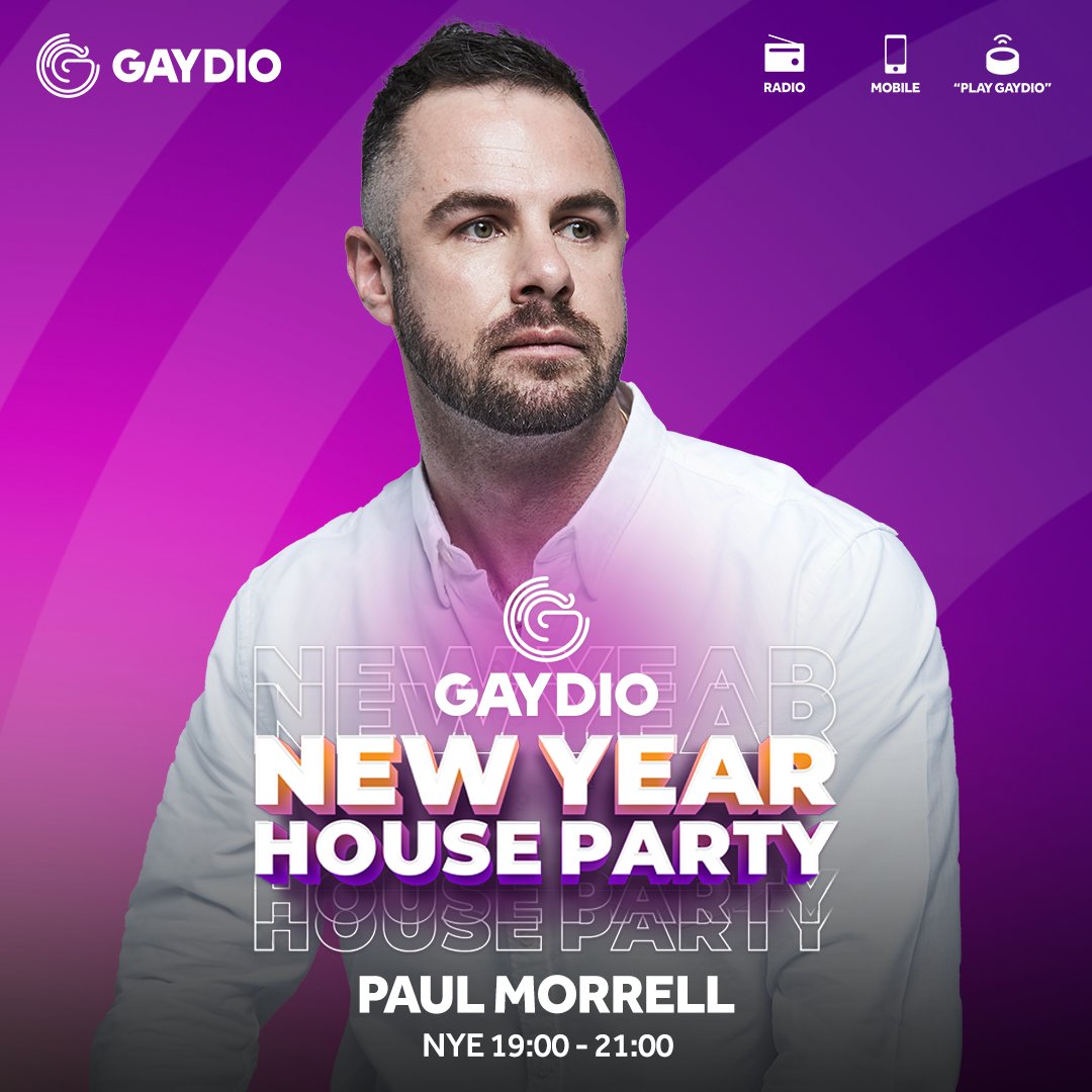 We're in the mix and ad free right through until 7am for Gaydio's New Year House Party 🎉 @PAULMORRELL's behind the decks for the next 2 hours 🔥 Who's partying with us? 👀🎆