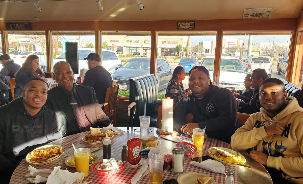 Breakfast this morning with some of my North Mesquite Son's