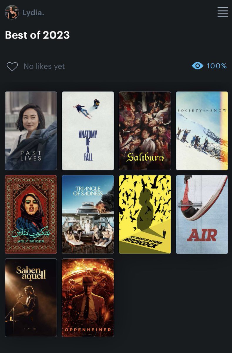 La cinefilia in extremis. Ojalá más y mejor cine en este 2024 ✨🥂