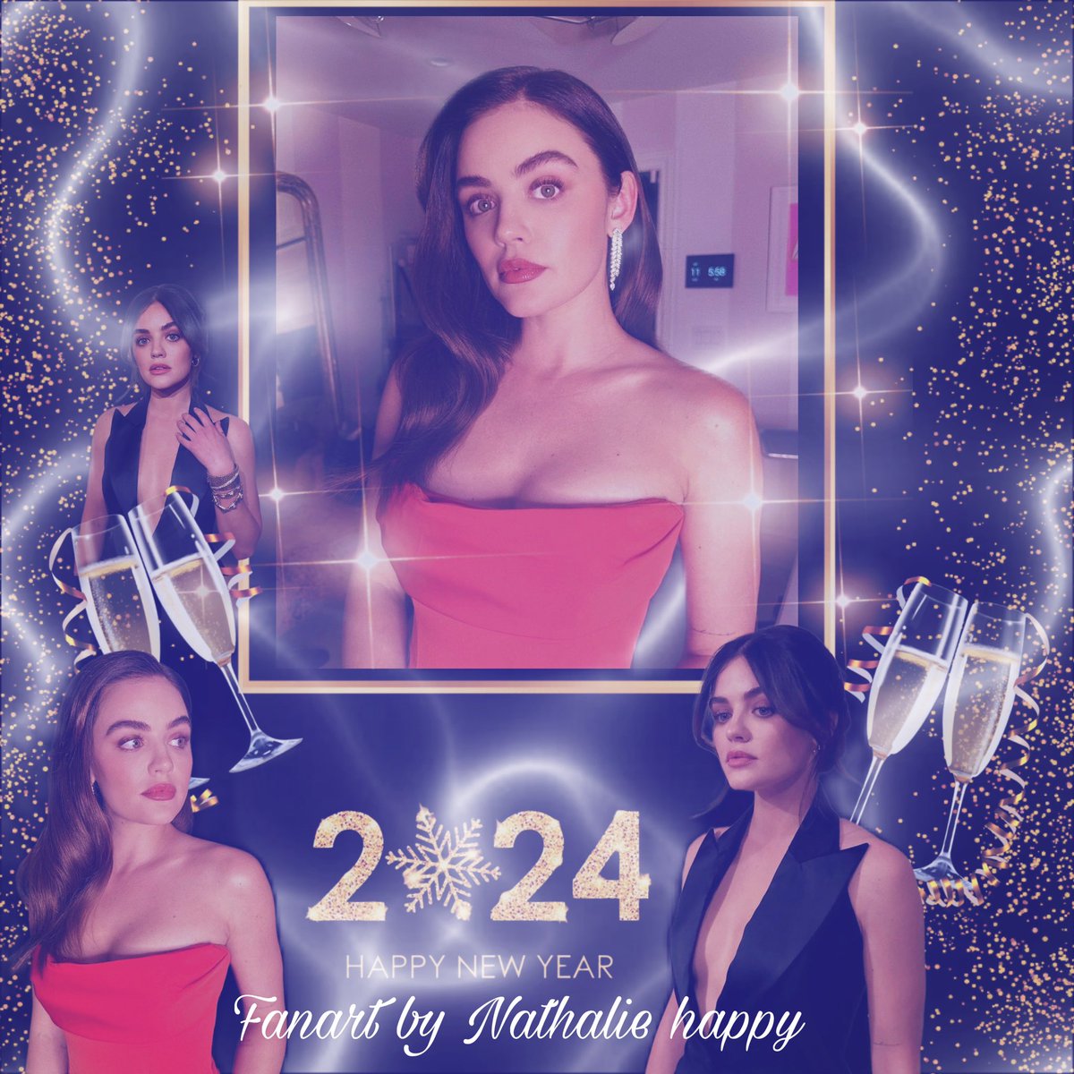 fanartfunny's tweet photo. Happy new year @lucyhale  My #fanart on  #lucyhale #lucyhaleedit #lucyhalefans #prettylittleliarsfans #PrettyLittleLiars #ariamontgomery #KatyKeene  #happyedits  #happyedit #happyart #hale #photoshop #newyear2024 #newyear #ezria #pll #art #happy #edits #edit  #happynewyear https://t.co/FuhAl1k8jx