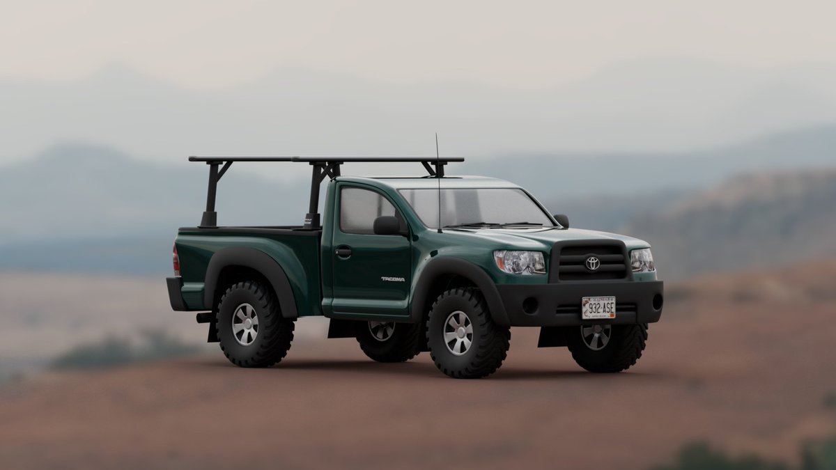 My dad's truck.
3d modeling exercise I did over the holidays.