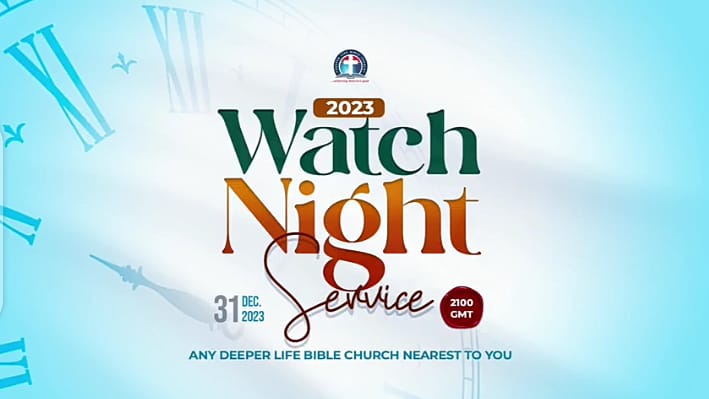 DclmAba's tweet photo. 🌟 Join us for a transformative Watch Night Service tonight at Deeper Life Bible Church Central Town!  As we bid farewell to the old and usher in the new, let's come together in prayer, reflection, and praise.
 Let's gather at 9:00 PM to seek God's guidance, 
 #WatchNightService https://t.co/An7FMrQxAO