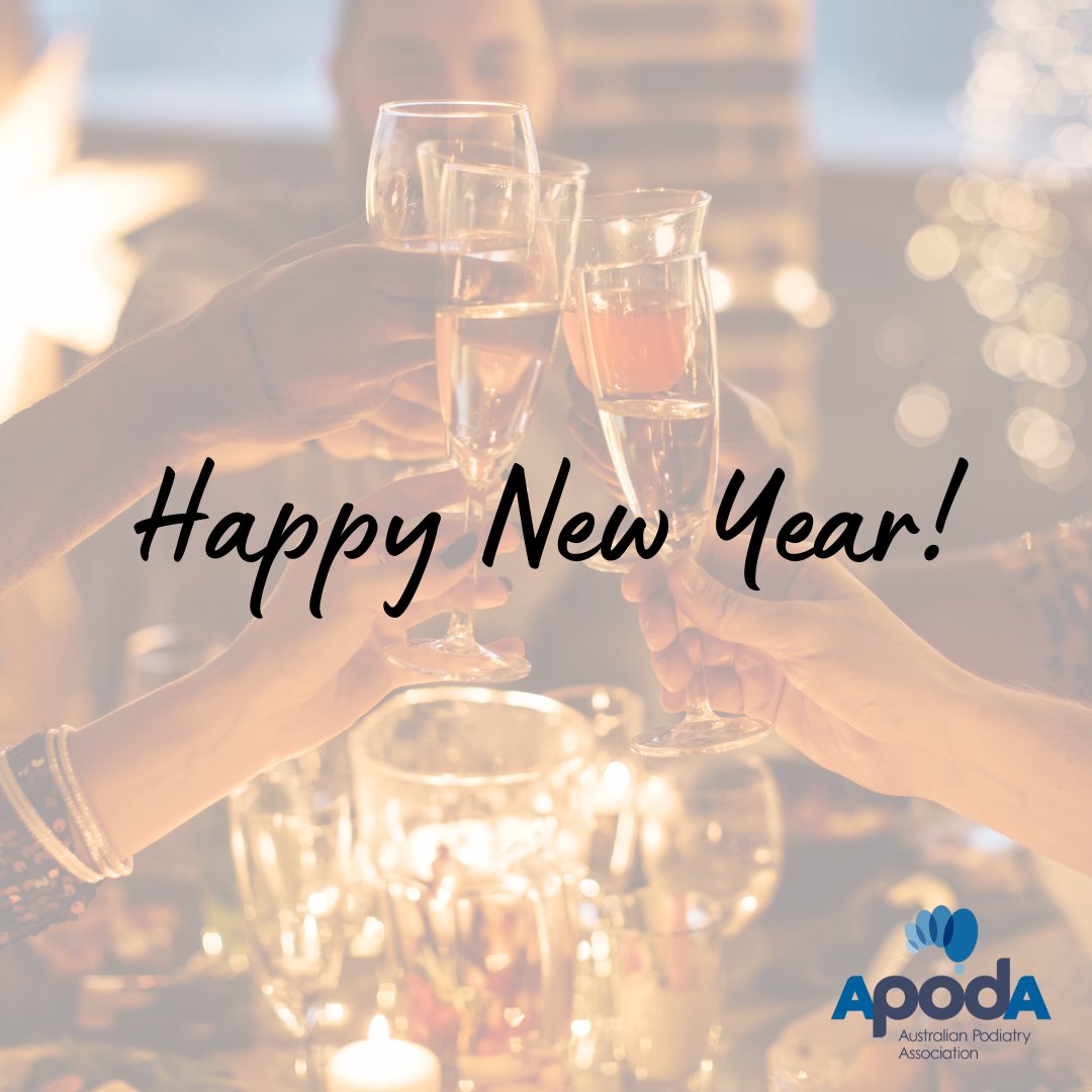 APodA_National's tweet photo. Happy New Year and Welcome to 2024! 
Looking forward to a wonderful year ahead! 

#podiatry #podiatryau #podiatryaustralia #apoda #happynewyear #newyear #blankslate https://t.co/SCWcuboIpC