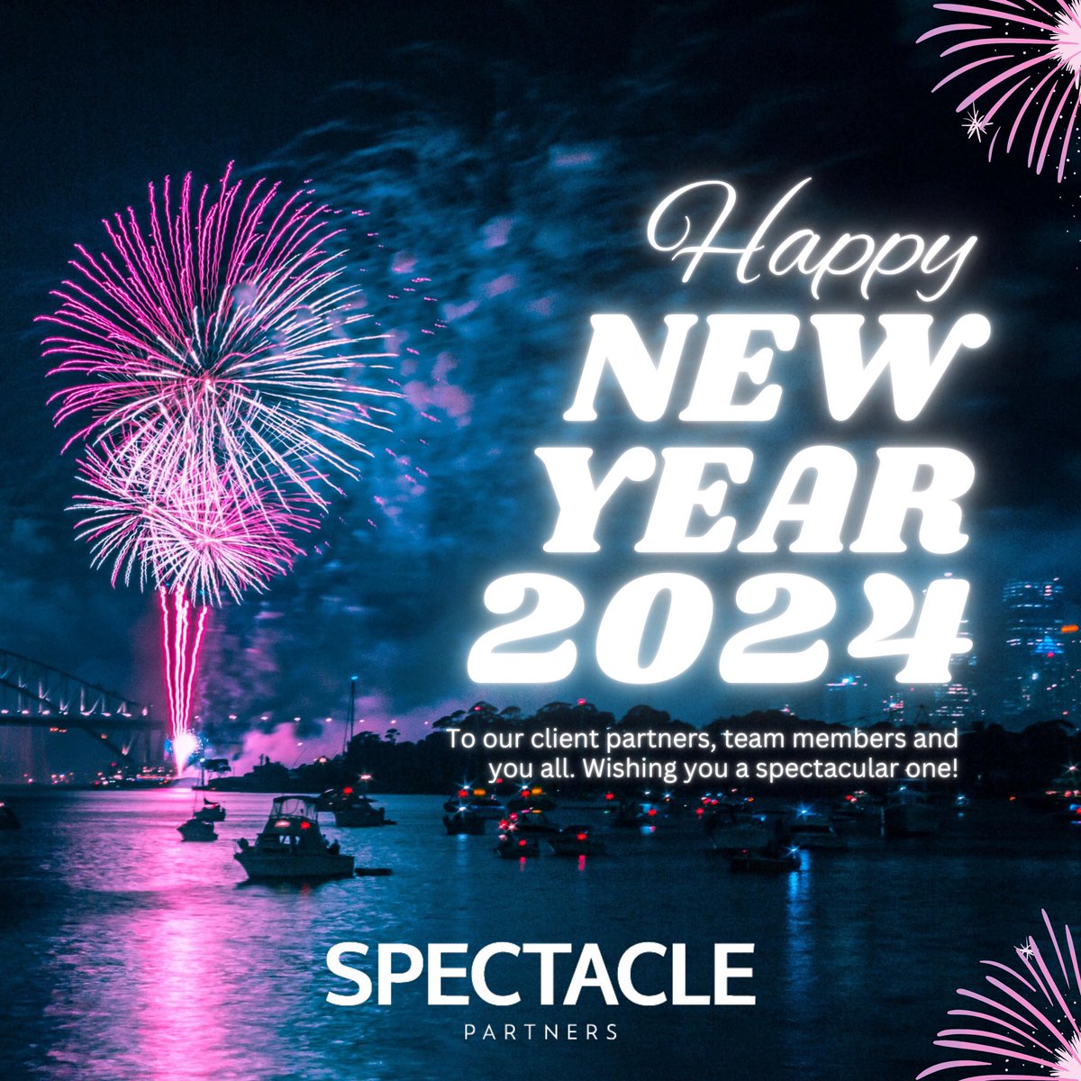 Wishing you a spectacular 2024! #HappyNewYear