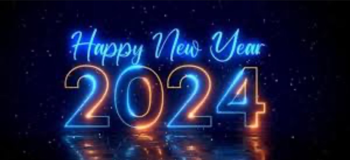 Happy New Year to our students, parents and friends. Wishing you all a happy, healthy and prosperous 2024 😊