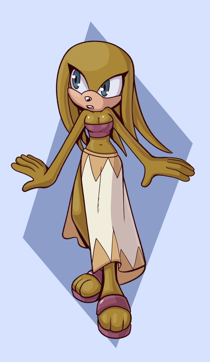 2 years later, I redraw the nameless ancient echidna girl from ML3 as seen in <a href="/sonic_legacy/">Sonic Legacy</a>